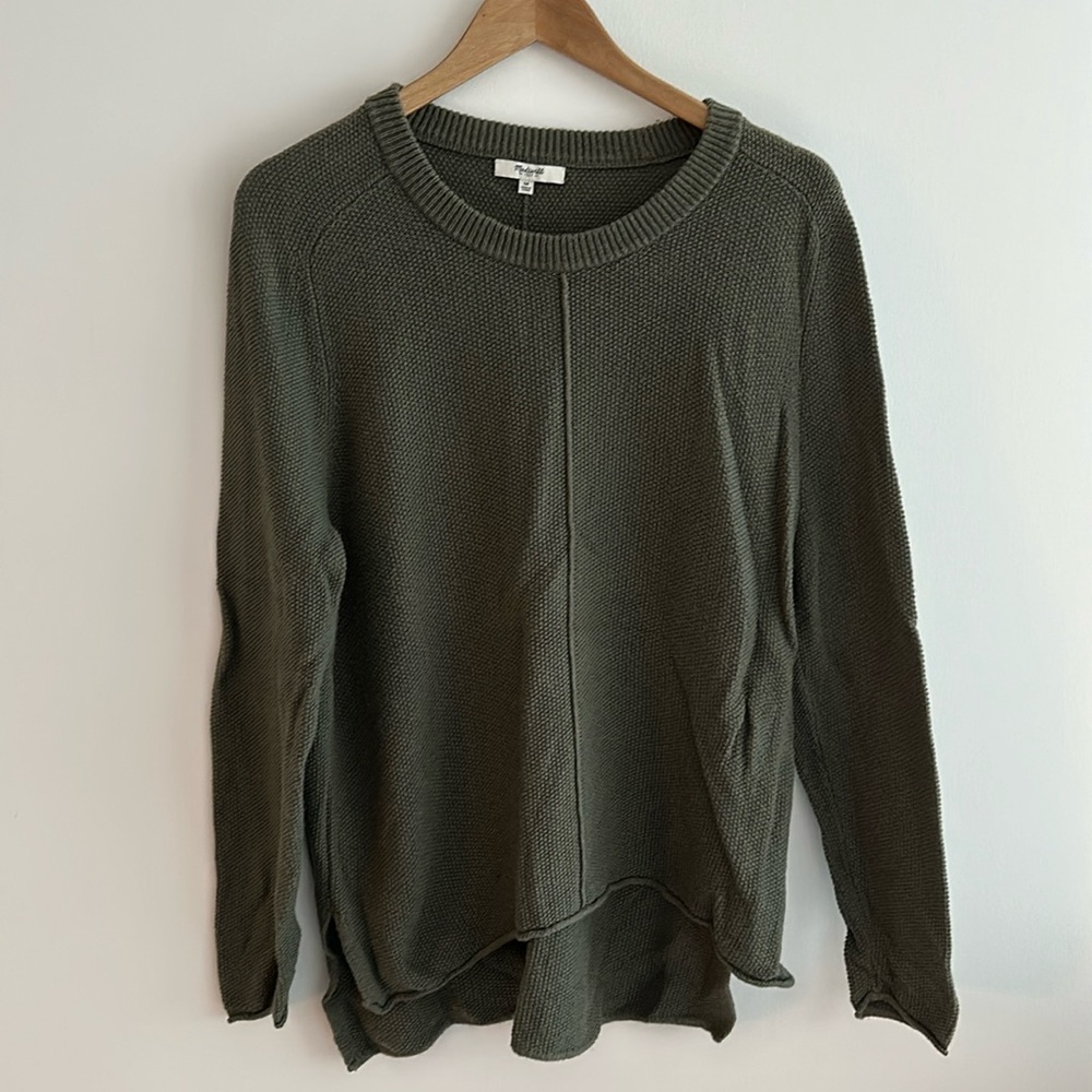 Madewell Olive Green Crewneck Sweater